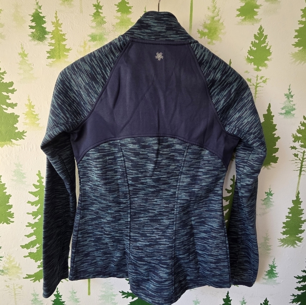 Tek Gear Blue Fleece Patterned Jacket - Picture 3 of 9